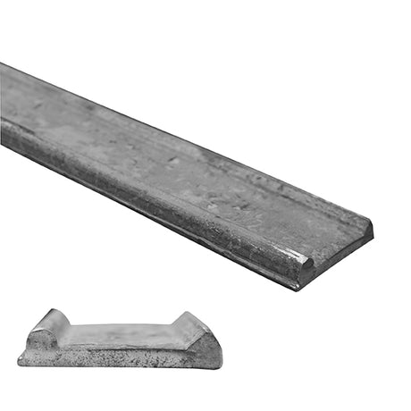 Decorated strip steel 40x9, L3000mm