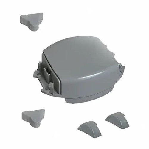 Set of end caps for XBA19 arm