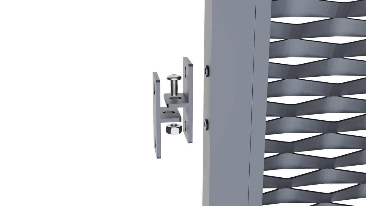 Plotové pole hliníkové 2000x1500mm ťahokov antr.