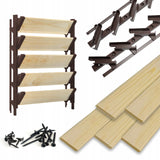 Pohyblivý plastový systém - žalúziový - pár (ľavý + pravý)