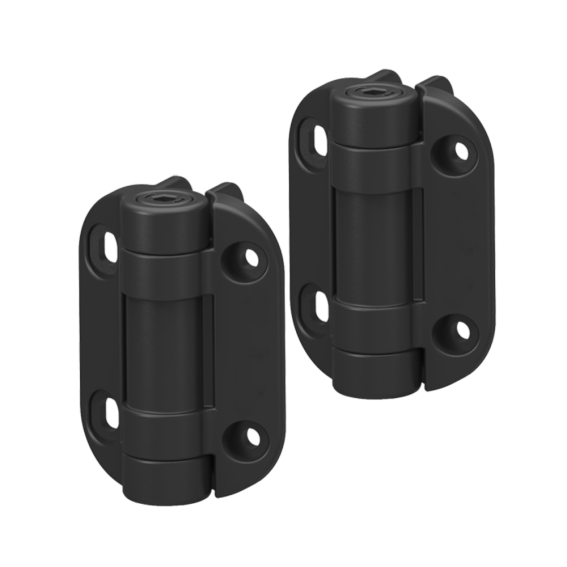 Hinge for gates, with adjustable spring