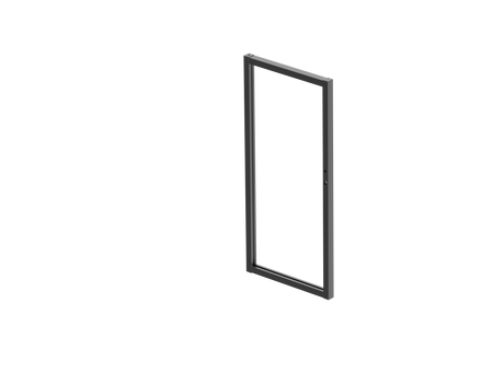 Cadre de portillon en aluminium 1,025x1,85m, Anthracite R7016 - KIT