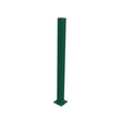 Pfosten 60x40mm mit Fuß ZnPVC 1800mm grün