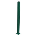 Post 60x40mm with ZnPVC base 2000mm green