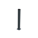 Pfosten 60x40mm mit Fuß ZnPVC 1400mm anthrazit