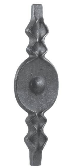 Forged rod - element 12x12, h200x60mm