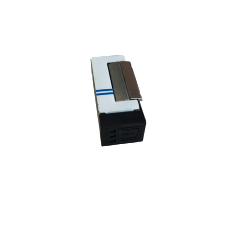 Elektromagnetisches Schloss mit Hilfskontakt, ohne Speicher, 12–24 V AC/DC