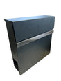 Mailbox, stainless steel, 370x370x100mm
