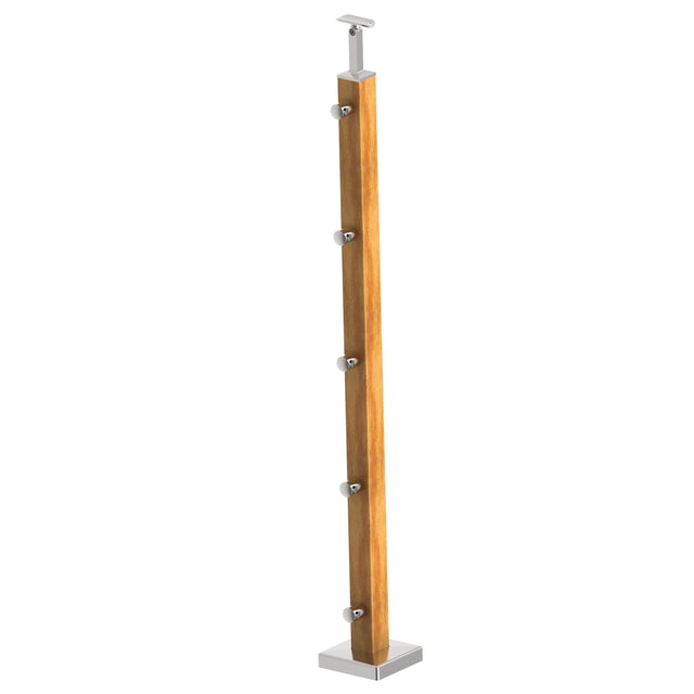 Wooden pole (BEECH) JP 40x40, H1000,VK-Stairs