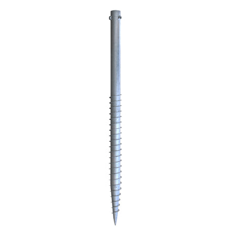 Ground screw 76x3,0x1600mm, 3xM16