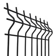 Geschweißtes Zaunfeld 3D ZnPVC 2500x1730x4mm schwarz