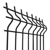 Geschweißtes Zaunfeld 3D ZnPVC 2500x1730x4mm schwarz