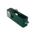 Clamp for welded panel "U" ZnPVC green
