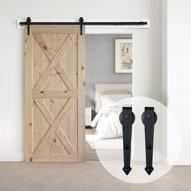sliding barn door hardware - "Gladio"