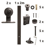 sliding barn door hardware - "Simplex"