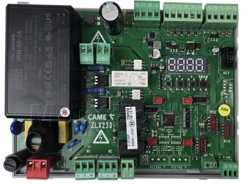 Electronics box for double-leaf gate - extended functions, replacement for ZA3P
