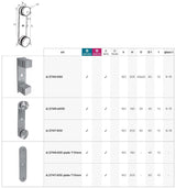 Anchoring plate for glass adapters