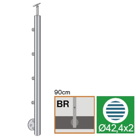 Stainless steel Baluster post