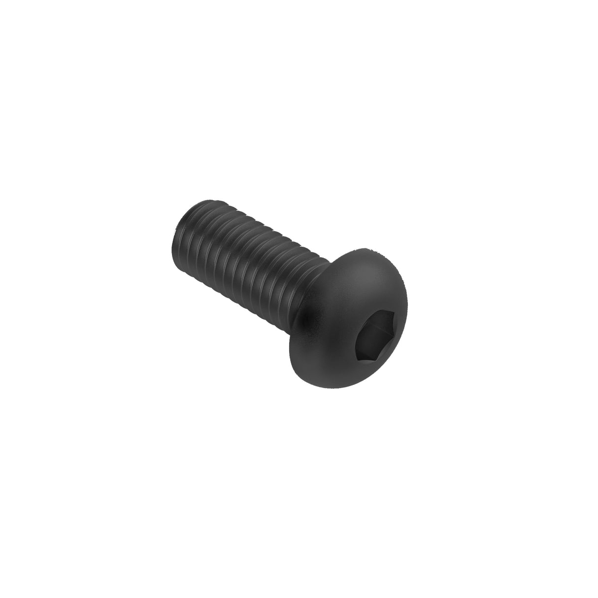 Halbrundkopfschraube (abgeflacht) mit Innensechskant, AISI304, M5x12