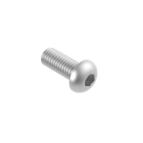 Halbrundkopfschraube (abgeflacht) mit Innensechskant, AISI304, M5x12