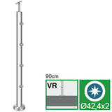 Stainless steel pole, VK-straight