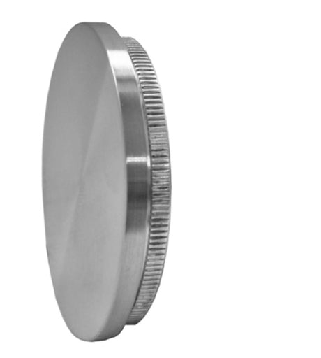 End cap, flat, solid