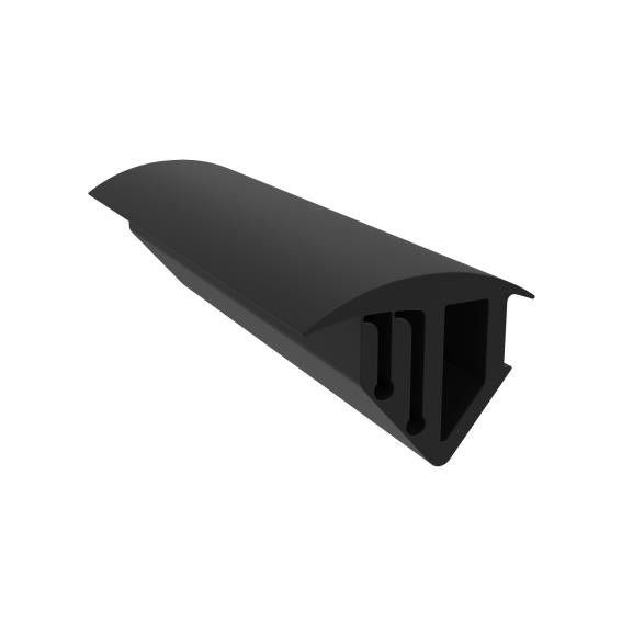 Rubber seal between the glasses, black