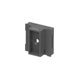 Click-lock connector for façade system, 45 x 25  – Anthracite RAL 7016, 50pcs