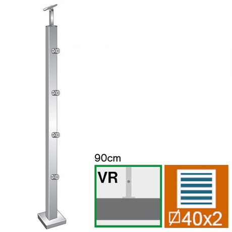 Inox pole, JP, VK-straight