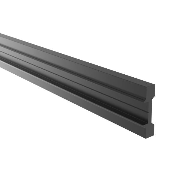 Top mount - glass drainage profile