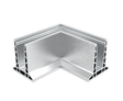 AL. profile, top mount  90° IN corner