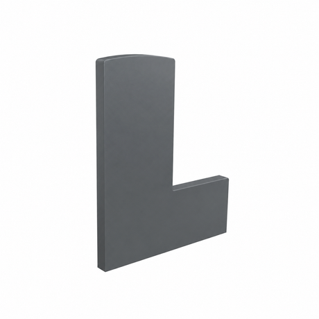 Embouts pour profilés AL/0006-6000-R7016  + Baguette de couverture pour profil
