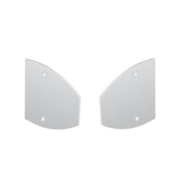 Canopy with aluminium profile blind plug