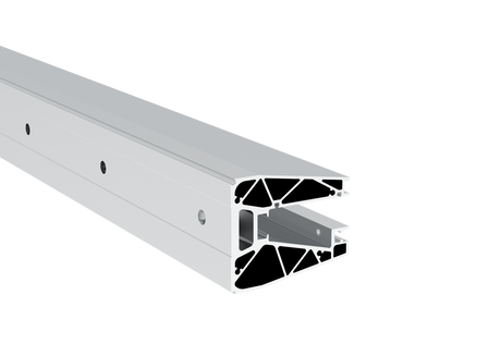 Canopy with aluminium channel profile FIX +1.5°