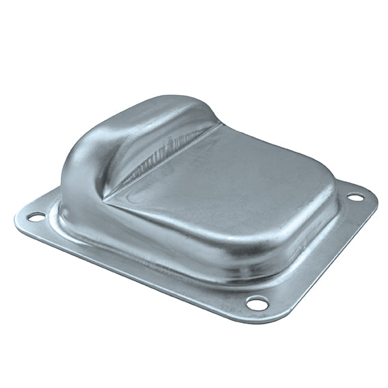 Stop fixed center Zn, 120x100x42mm for swing gate