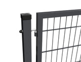 Gate 1pc. 2D BOX ZnPVC 1000x1700mm RAL 7016 anthracite