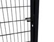 Bránka 1kr. 2D BOX ZnPVC 1000x1700mm RAL 9005 čierna matná