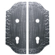 Decorative plate for gates 265x105, t3, 90, d18,5m