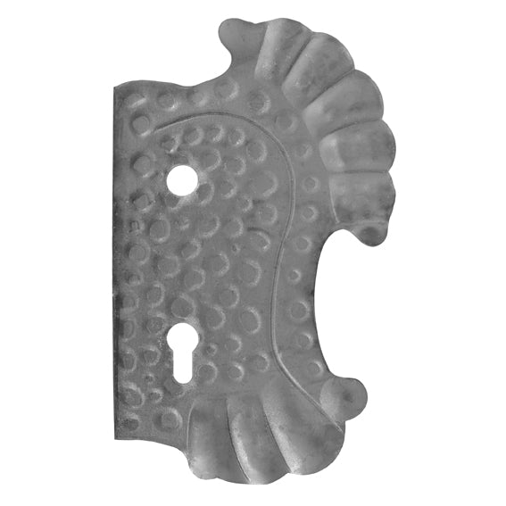 Decorated gate plate with openings, right 275x160