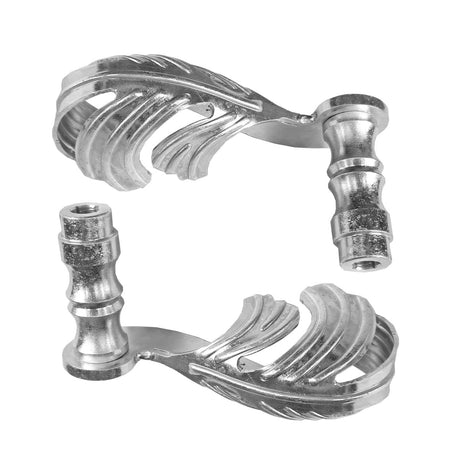 Forged door handle L140, d17mm, Zn-white