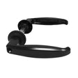 AL door handle, black L110, b20mm