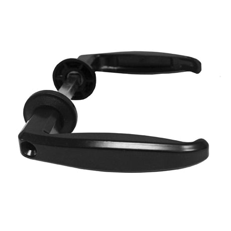 AL door handle, black L110, b20mm