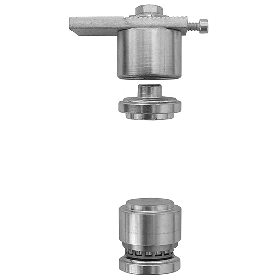 Hinge for heavy gates (top+bottom), D44