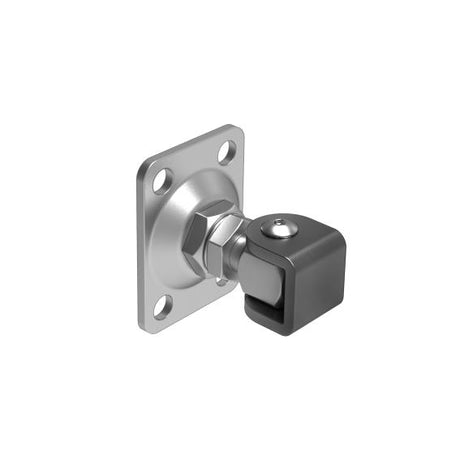 Adjustable hinge with anchoring flange Zn, M16