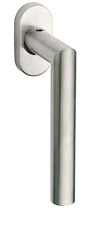 Door handle with plate, AISI 304, K320 window