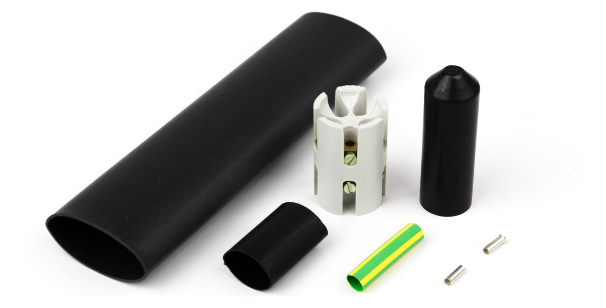 Connection set for connecting and terminating the