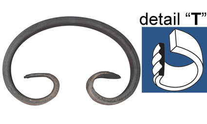 Scroll "C" 80x50, 12x6mm