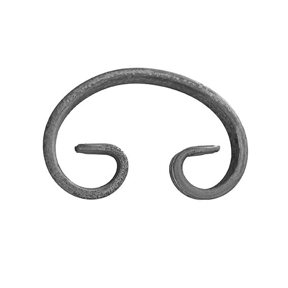 Scroll "C" h120, b75, 12x6mm