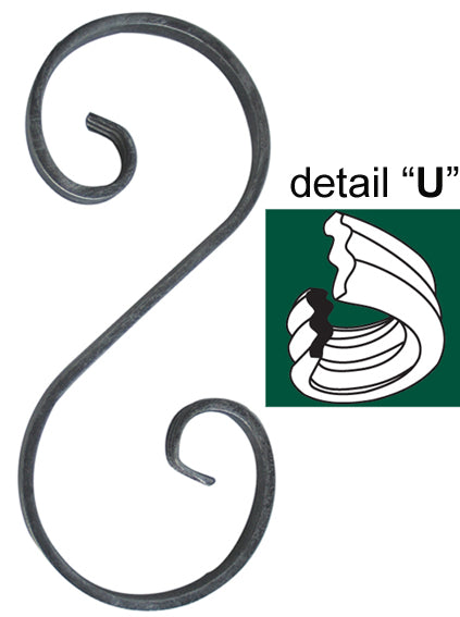 Element tvaru-S 200x85, 12x6mm