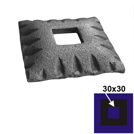 Rosette 80x80, 31,5x31,5 , h20mm